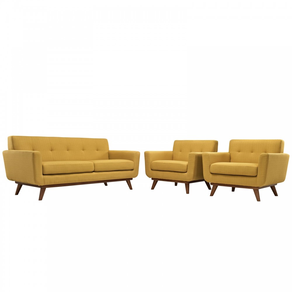 Engage Armchairs and Loveseat Set of 3