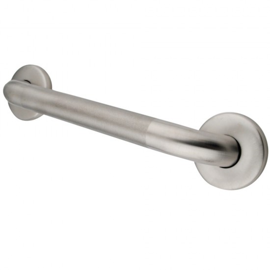 Kingston Brass 18" Stainless Steel Grab Bar, Brushed Nickel