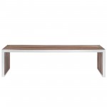 Gridiron Large Wood Inlay Bench