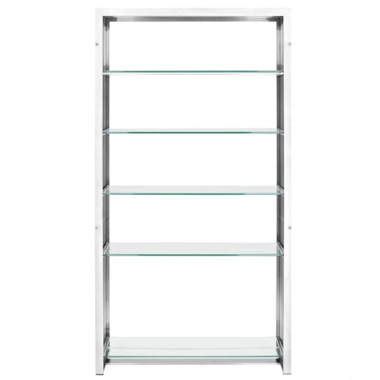 Gridiron Stainless Steel Bookshelf