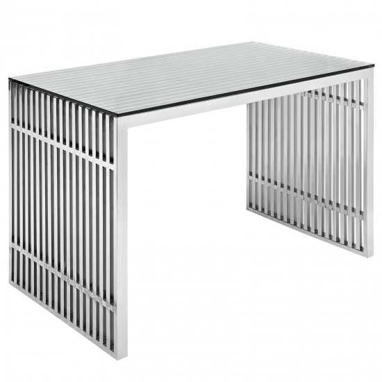 Gridiron Stainless Steel Office Desk