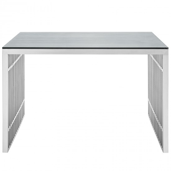 Gridiron Stainless Steel Office Desk