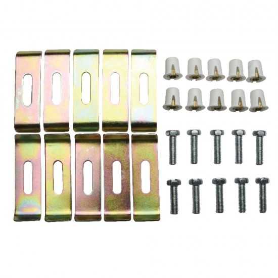 Kingston Brass 10 Pieces Undermount Clip for Stainless Steel Sink