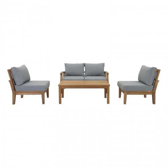 Marina 5 Piece Outdoor Patio Teak Set