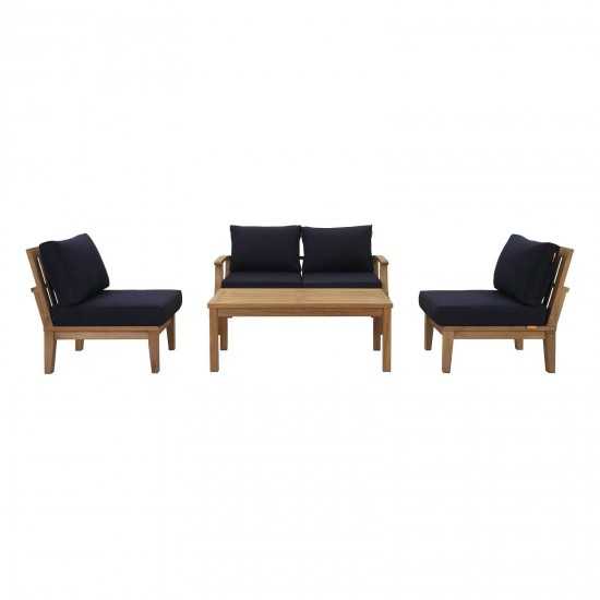 Marina 5 Piece Outdoor Patio Teak Set