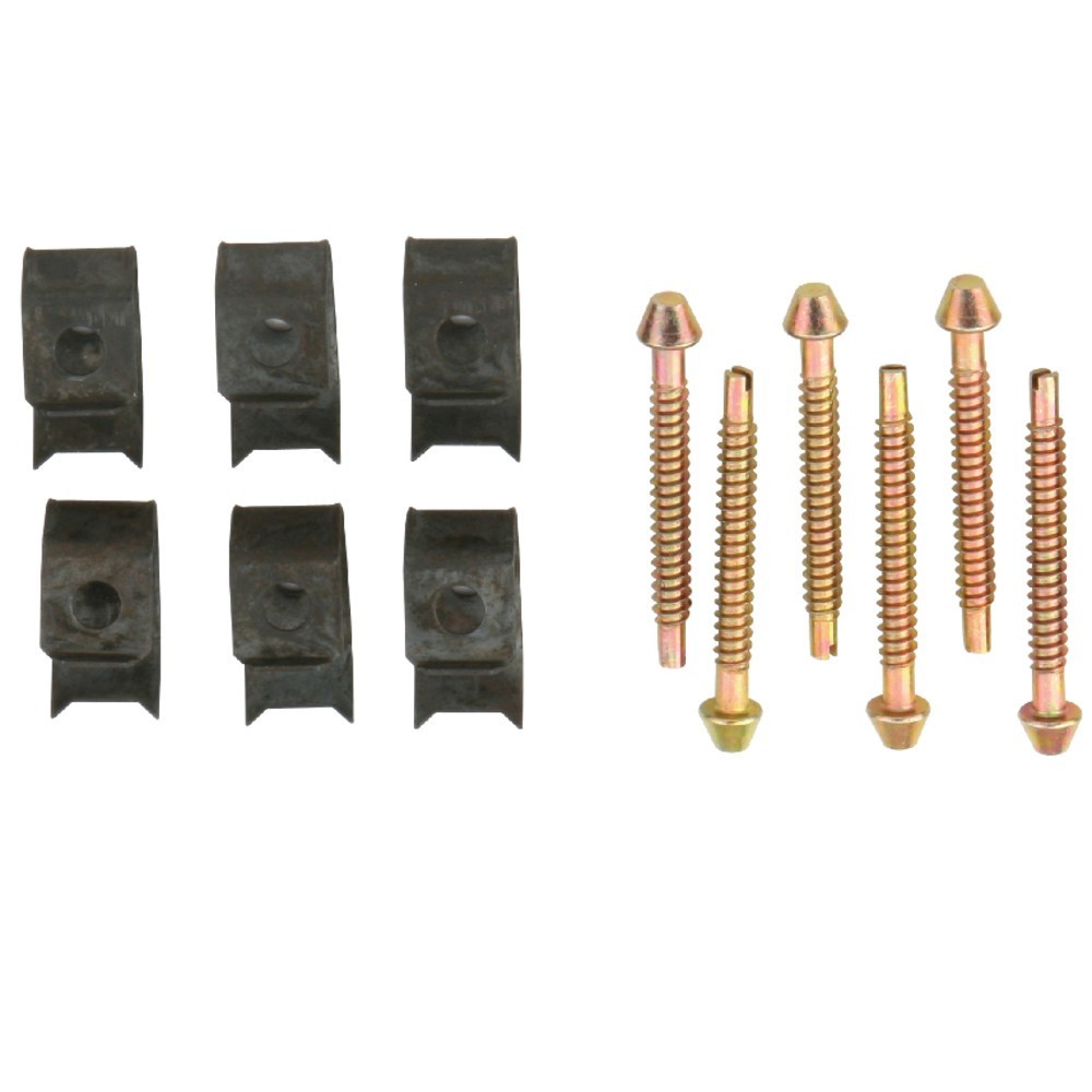 Kingston Brass Surface Mount Clip 6 Clips Pack Kingston Brass Surface Mount Clip 6 Clips Pack