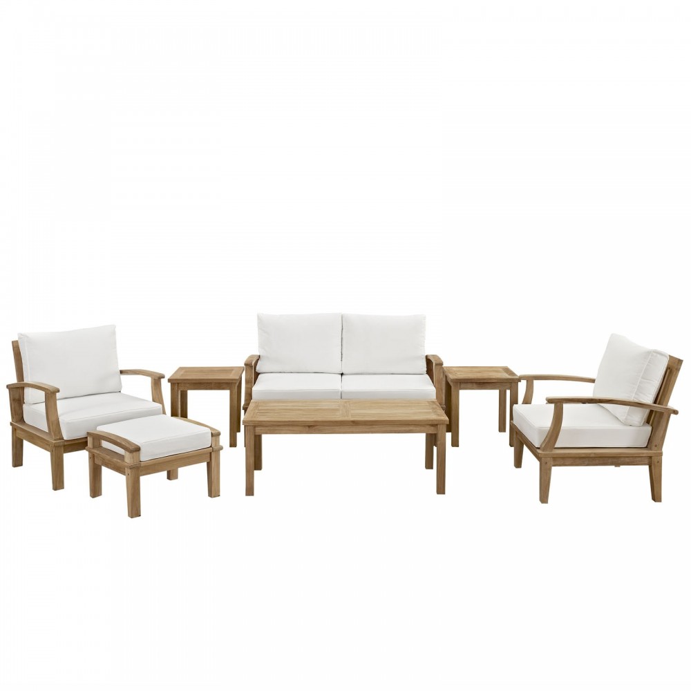 Marina 7 Piece Outdoor Patio Teak Set