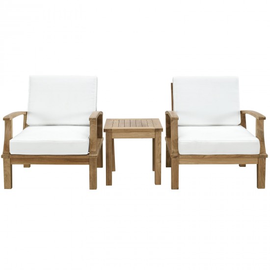 Marina 3 Piece Outdoor Patio Teak Set