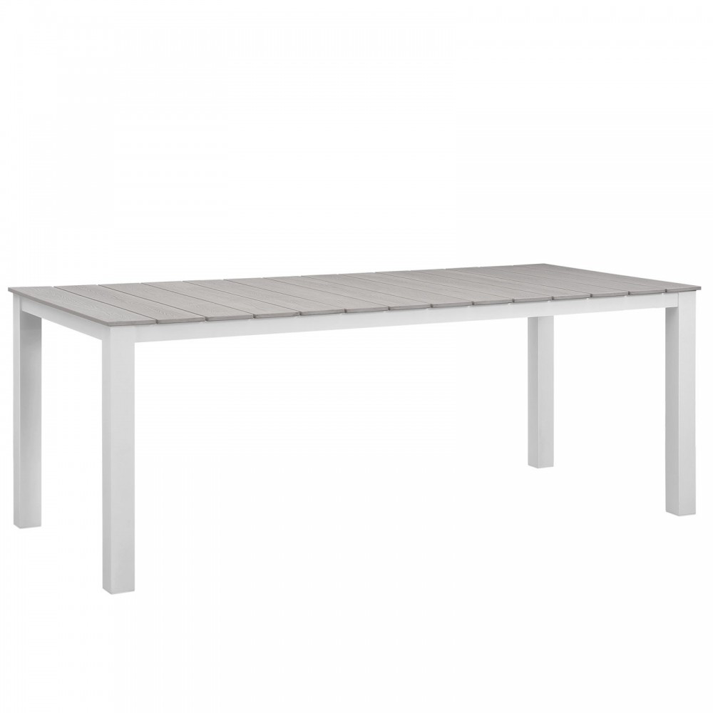 Maine 80" Outdoor Patio Dining Table