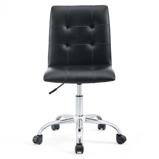 Prim Armless Mid Back Office Chair