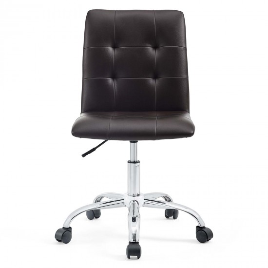 Prim Armless Mid Back Office Chair