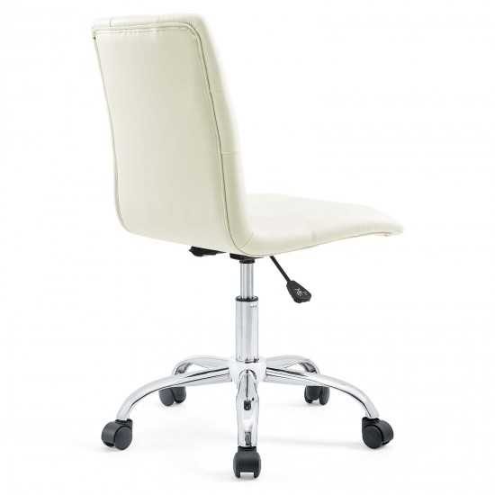 Prim Armless Mid Back Office Chair