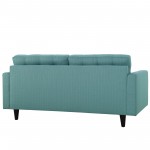 Empress Upholstered Fabric Loveseat