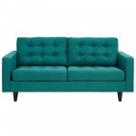 Empress Upholstered Fabric Loveseat