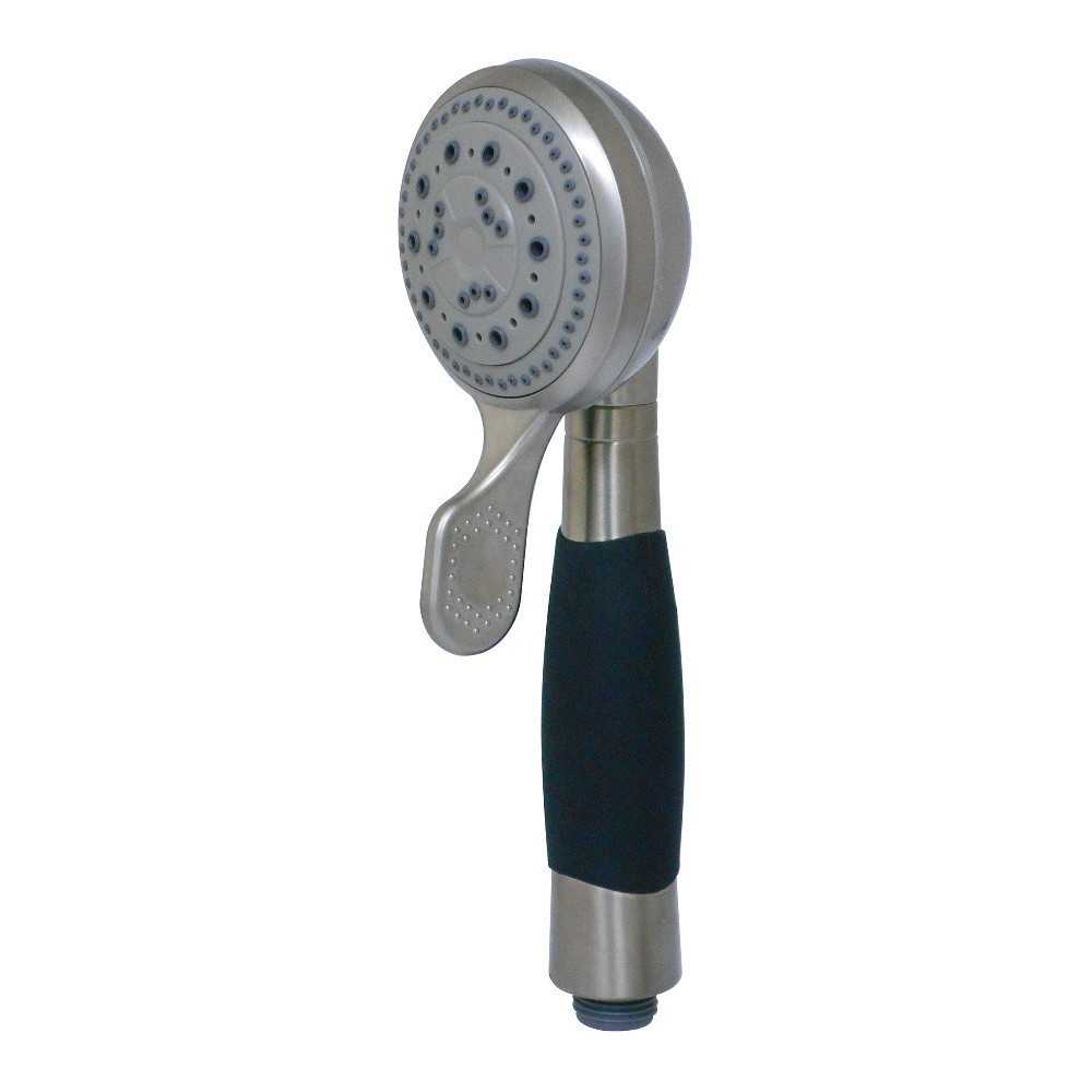 Kingston Brass Kaiser 5-Function Hand Shower Head, Brushed Nickel/Gray