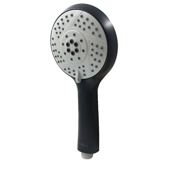 Kingston Brass Vilbosch 5 Function Hand Shower, Matte Black