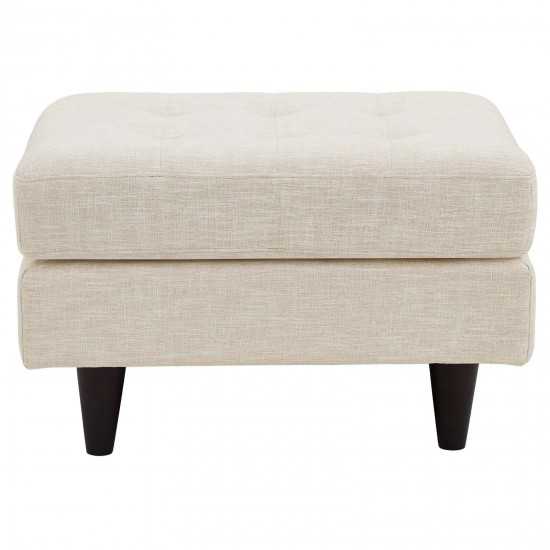 Empress Upholstered Fabric Ottoman