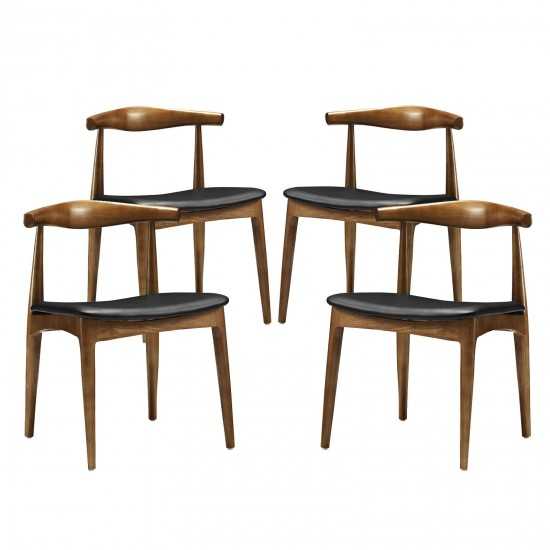 Tracy Dining Chairs Wood Set of 4