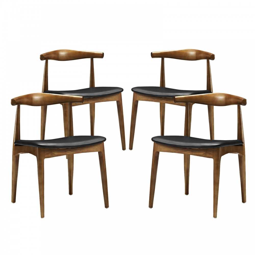 Tracy Dining Chairs Wood Set of 4