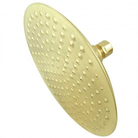 Kingston Brass Victorian 8" Diameter Brass Showerhead in Retail Packaging, Polished Brass