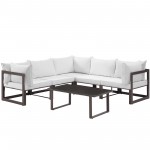 Fortuna 6 Piece Outdoor Patio Sectional Sofa Set