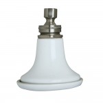 Kingston Brass Victorian Ceramic Showerhead, Brushed Nickel