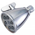 Kingston Brass Jet Spray Shower Head, Polished Chrome