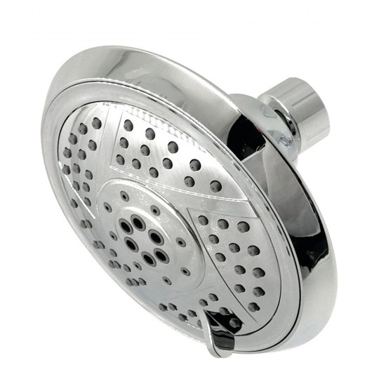 Kingston Brass Vilbosch 5" 5-Function Shower Head, Polished Chrome