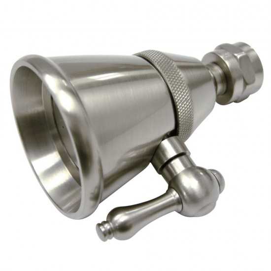 Kingston Brass Victorian Adjustable Showerhead in Retail Packaging, Brushed Nickel