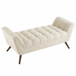 Response Medium Upholstered Fabric Bench