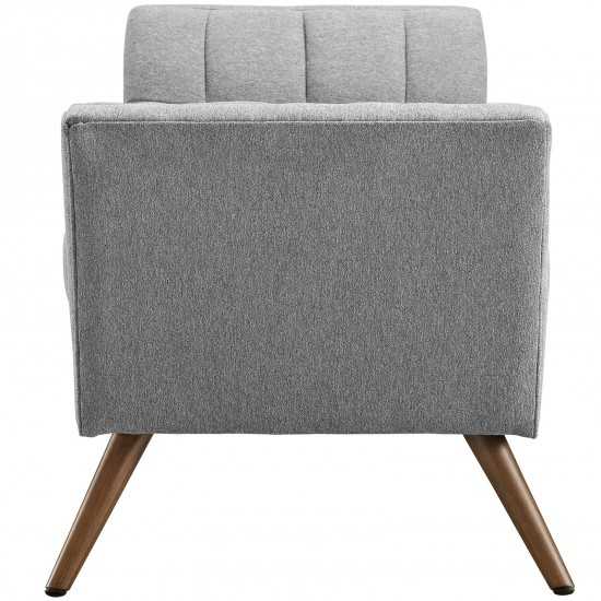 Response Medium Upholstered Fabric Bench