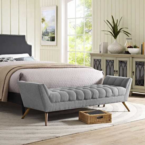 Response Upholstered Fabric Bench