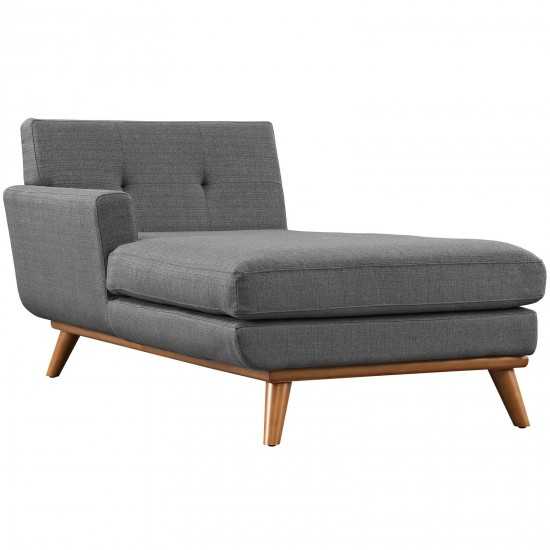 Engage Left-Facing Upholstered Fabric Chaise