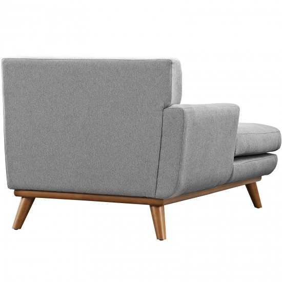 Engage Left-Facing Upholstered Fabric Chaise