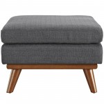 Engage Upholstered Fabric Ottoman