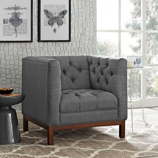 Panache Upholstered Fabric Armchair