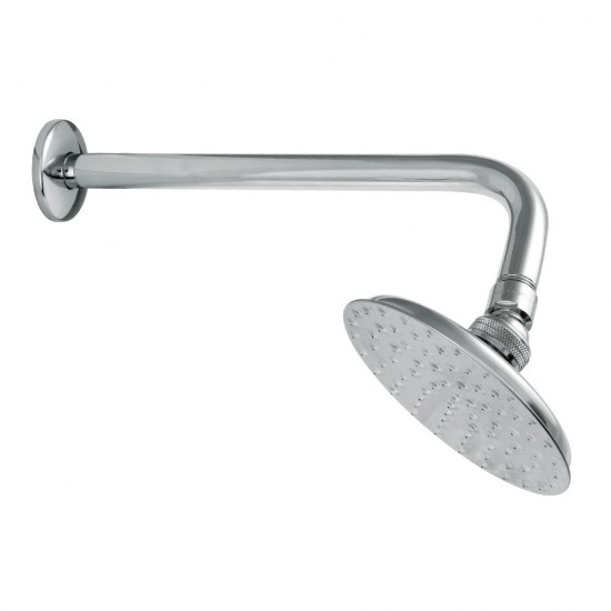 Kingston Brass Victorian 5-1/4-Inch Showerhead with Shower Arm, Polished Chrome