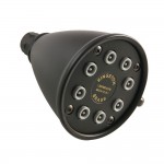 Kingston Brass Victorian Jet Spray Shower Head, Matte Black