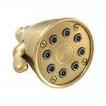 Kingston Brass Victorian Jet Spray Shower Head, Brushed Brass