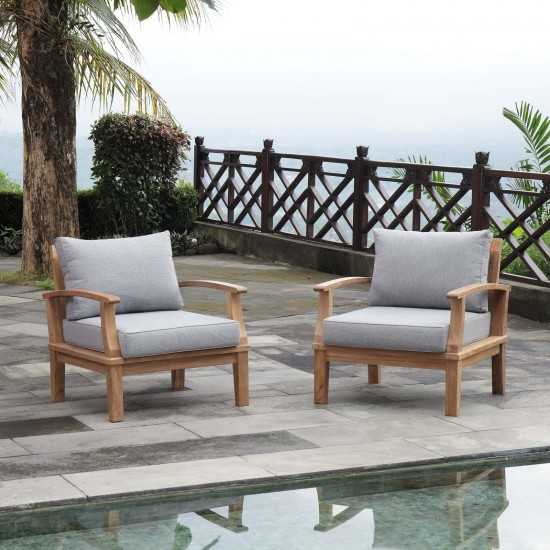 Marina 2 Piece Outdoor Patio Teak Set