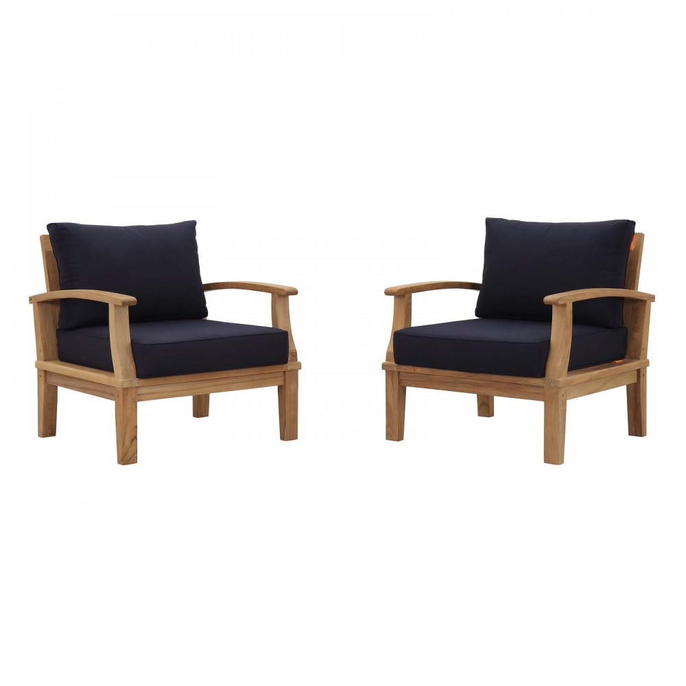 Marina 2 Piece Outdoor Patio Teak Set Marina 2 Piece Outdoor Patio Teak Set