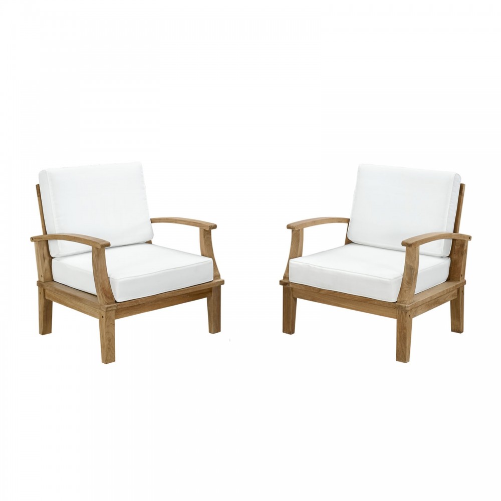 Marina 2 Piece Outdoor Patio Teak Set