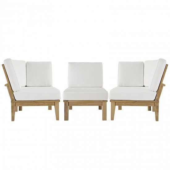 Marina 3 Piece Outdoor Patio Teak Set