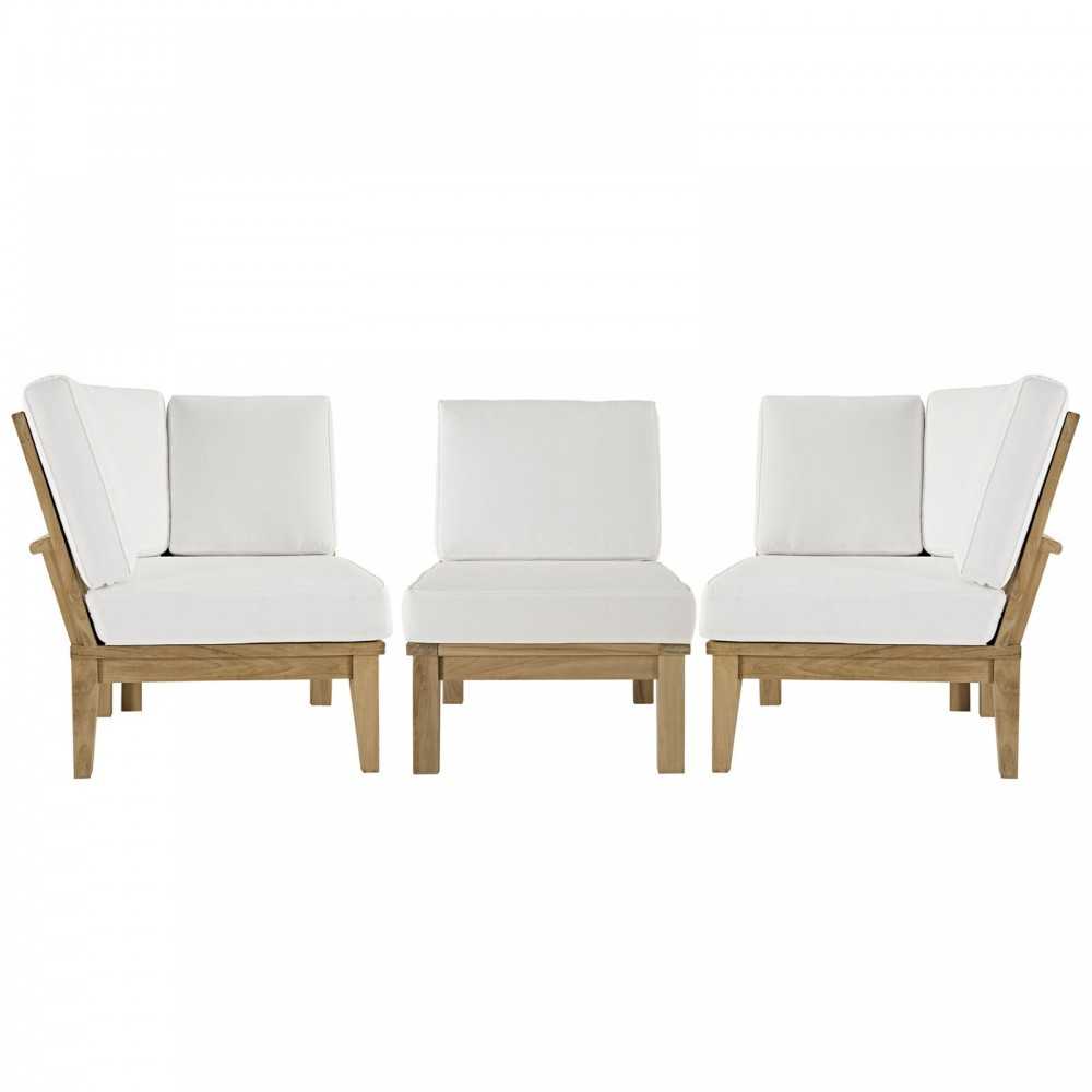 Marina 3 Piece Outdoor Patio Teak Set