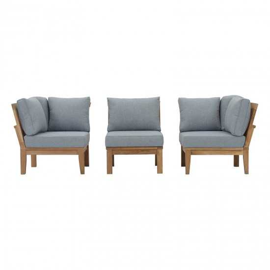 Marina 3 Piece Outdoor Patio Teak Set