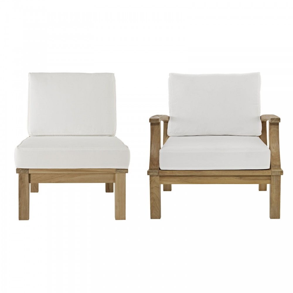 Marina 2 Piece Outdoor Patio Teak Set