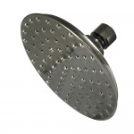 Kingston Brass Victorian 5-1/4 in. Diameter Brass Showerhead, Black Stainless