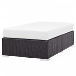 Convene Outdoor Patio Fabric Rectangle Ottoman