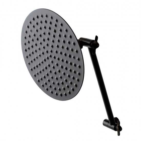 Kingston Brass Victorian Showerhead with Adjustable Shower Arm, Oil Rubbed Bronze