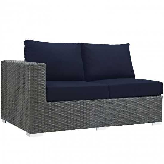 Sojourn Outdoor Patio Sunbrella® Left Arm Loveseat